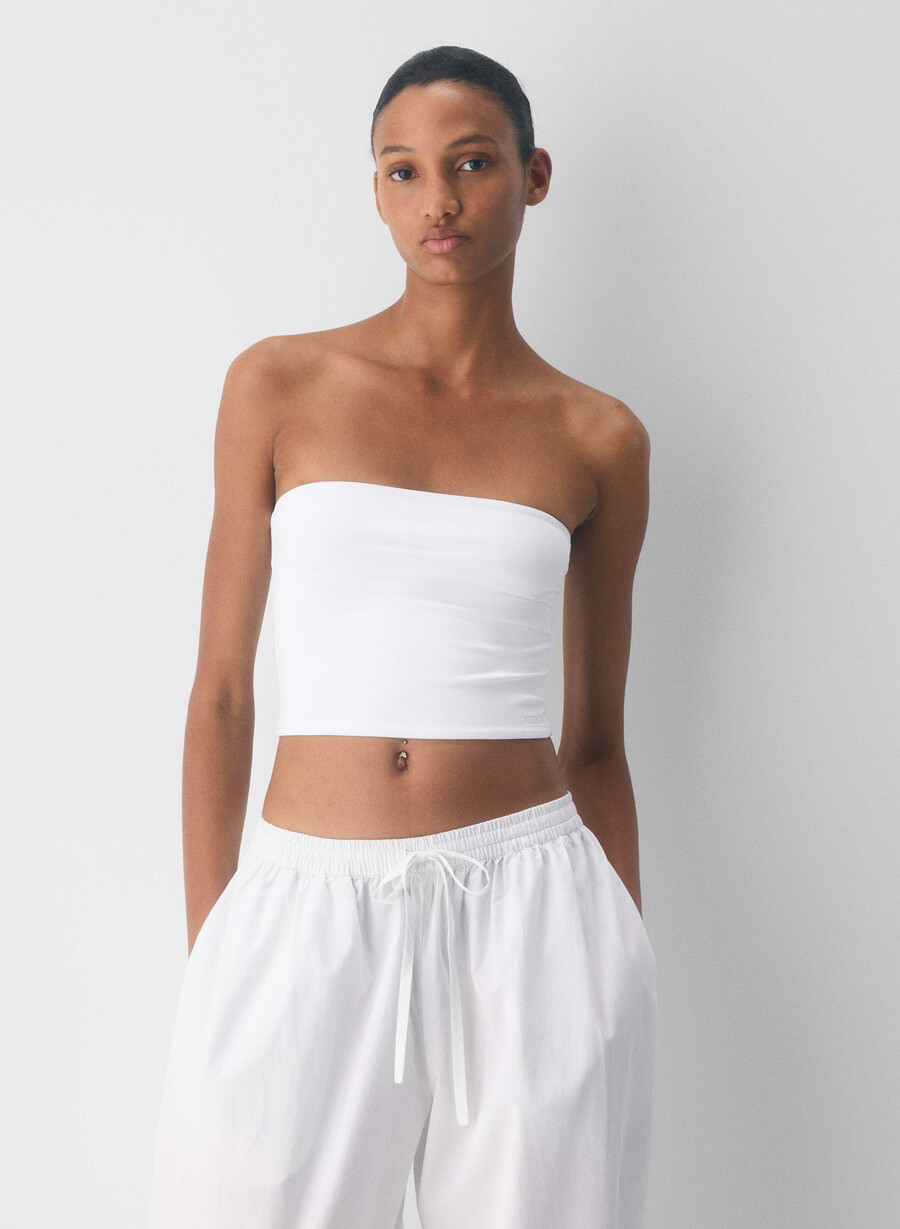 original contour appeal waist tube top bright white