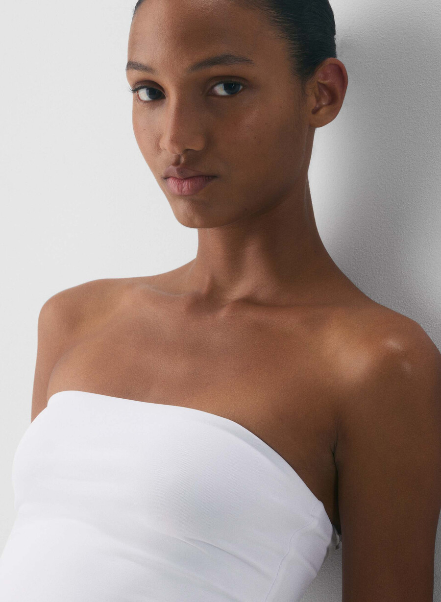 original contour appeal waist tube top bright white