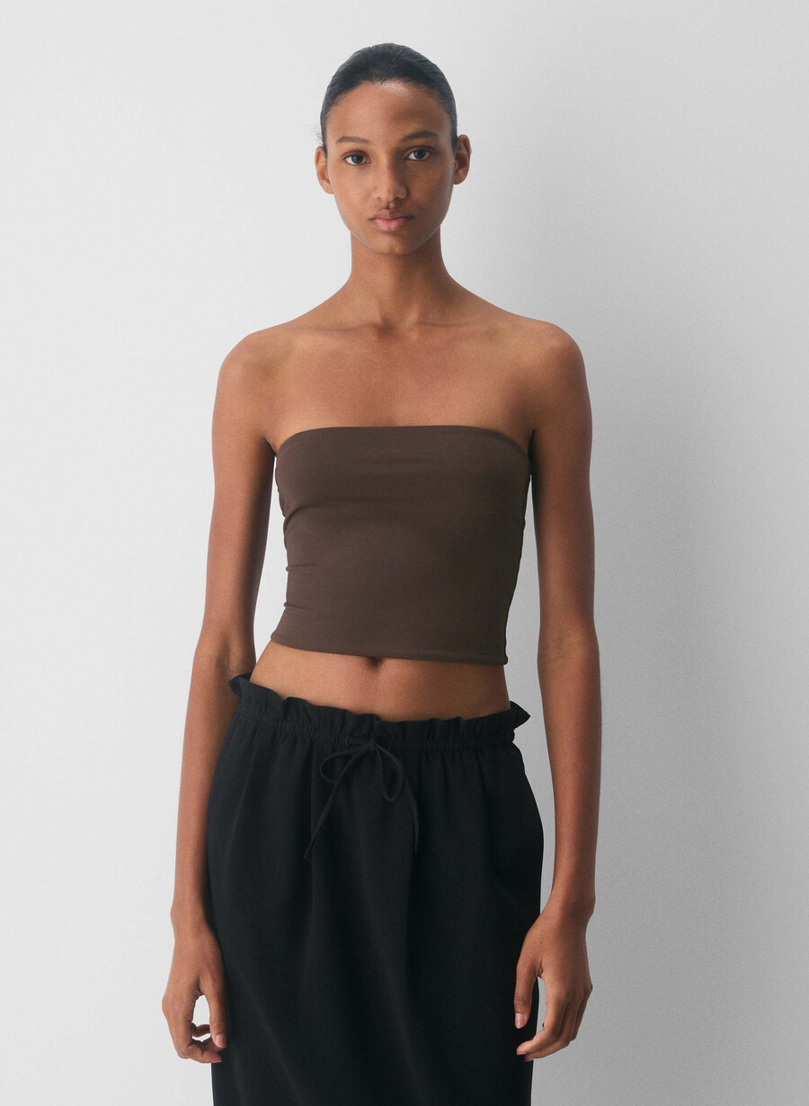 original contour appeal waist tube top rich mocha brown