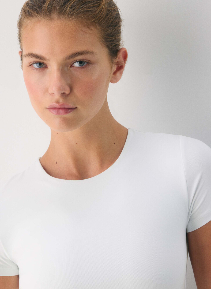 original contour marvel crew t-shirt bright white