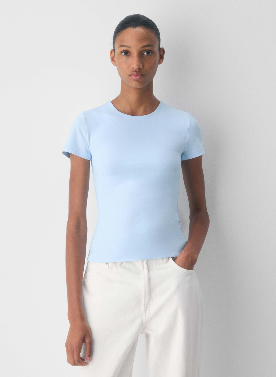 original contour marvel crew t-shirt villa blue