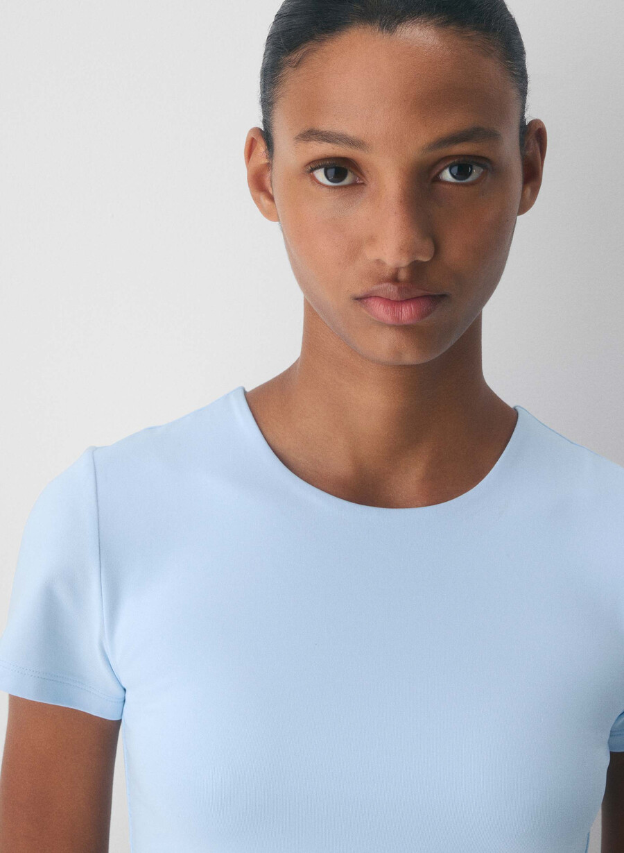 original contour marvel crew t-shirt villa blue