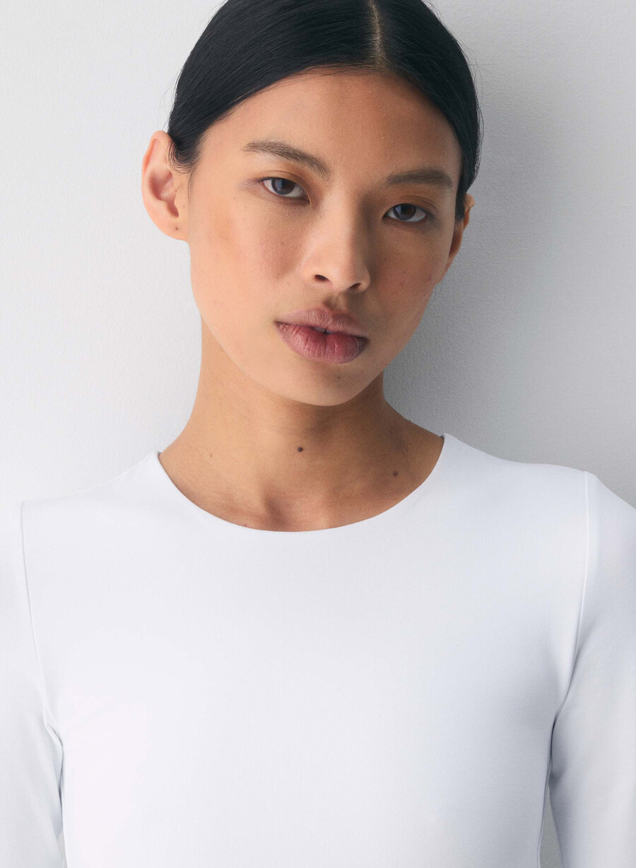 original contour splendid crew longsleeve bright white