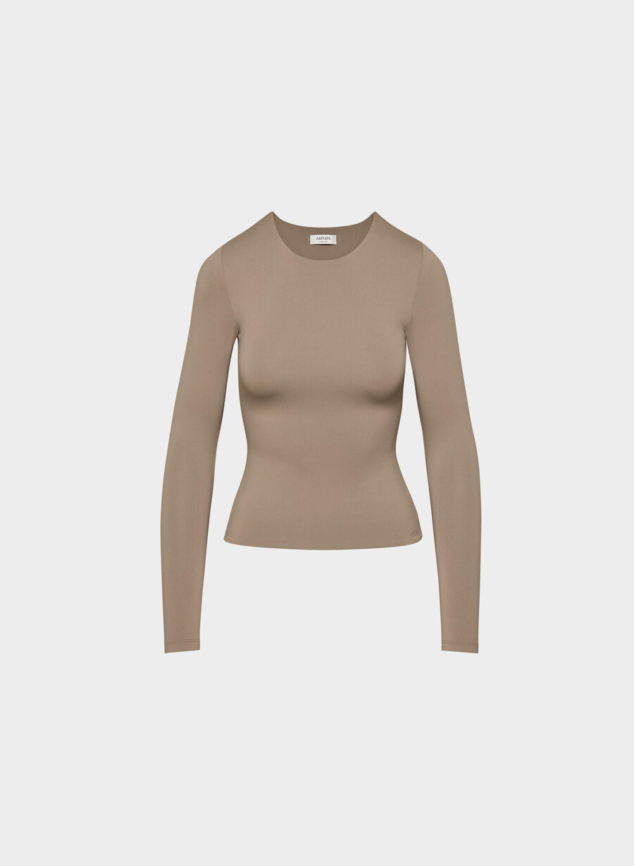 original contour splendid crew longsleeve folio brown