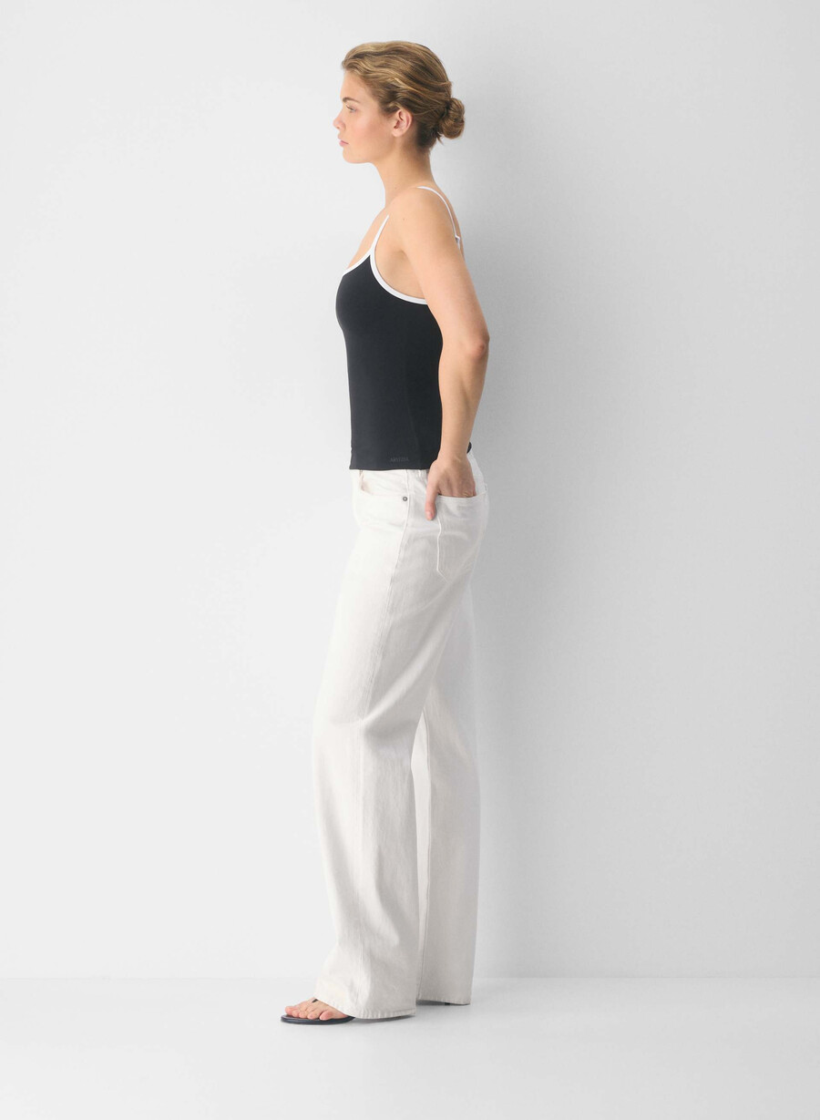 original contour swoop cami tank blackwhite