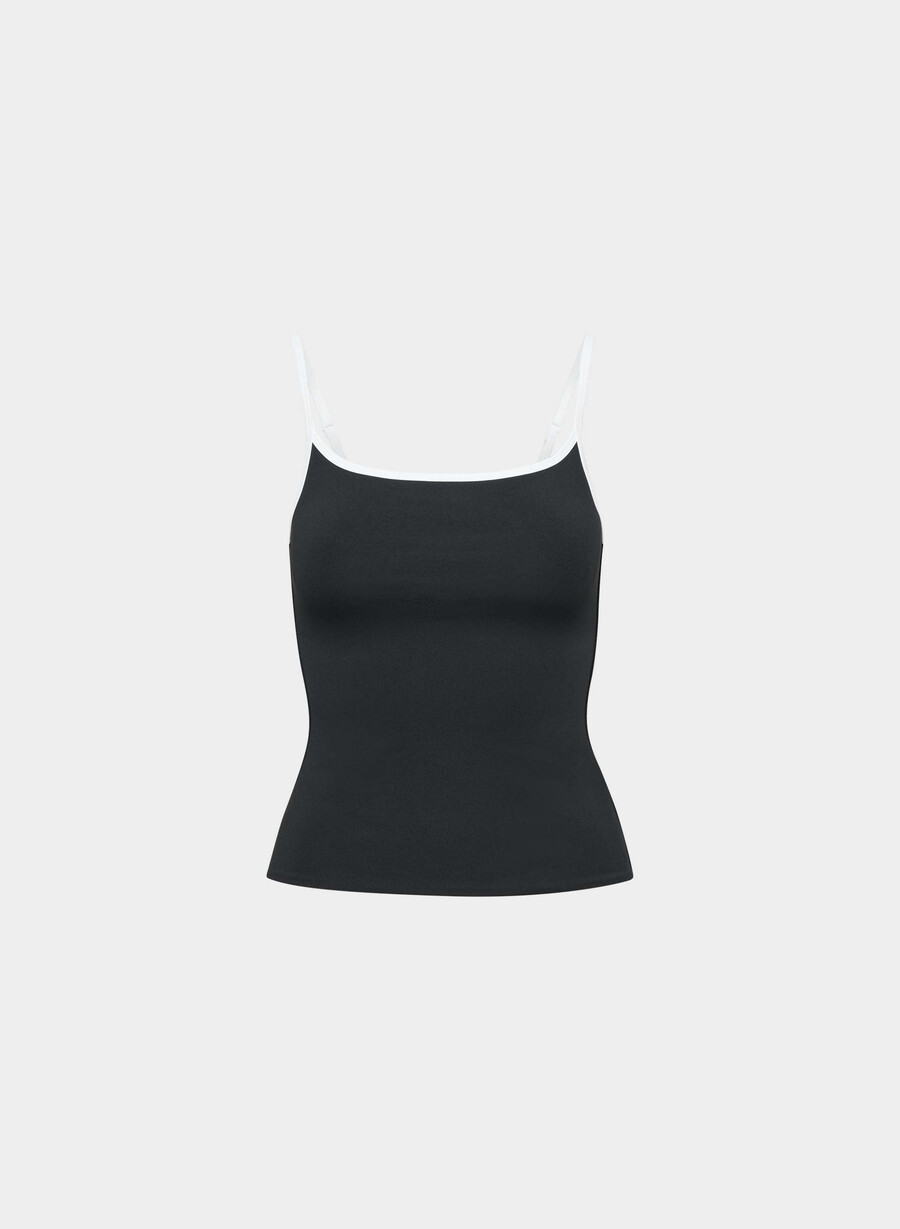 original contour swoop cami tank blackwhite