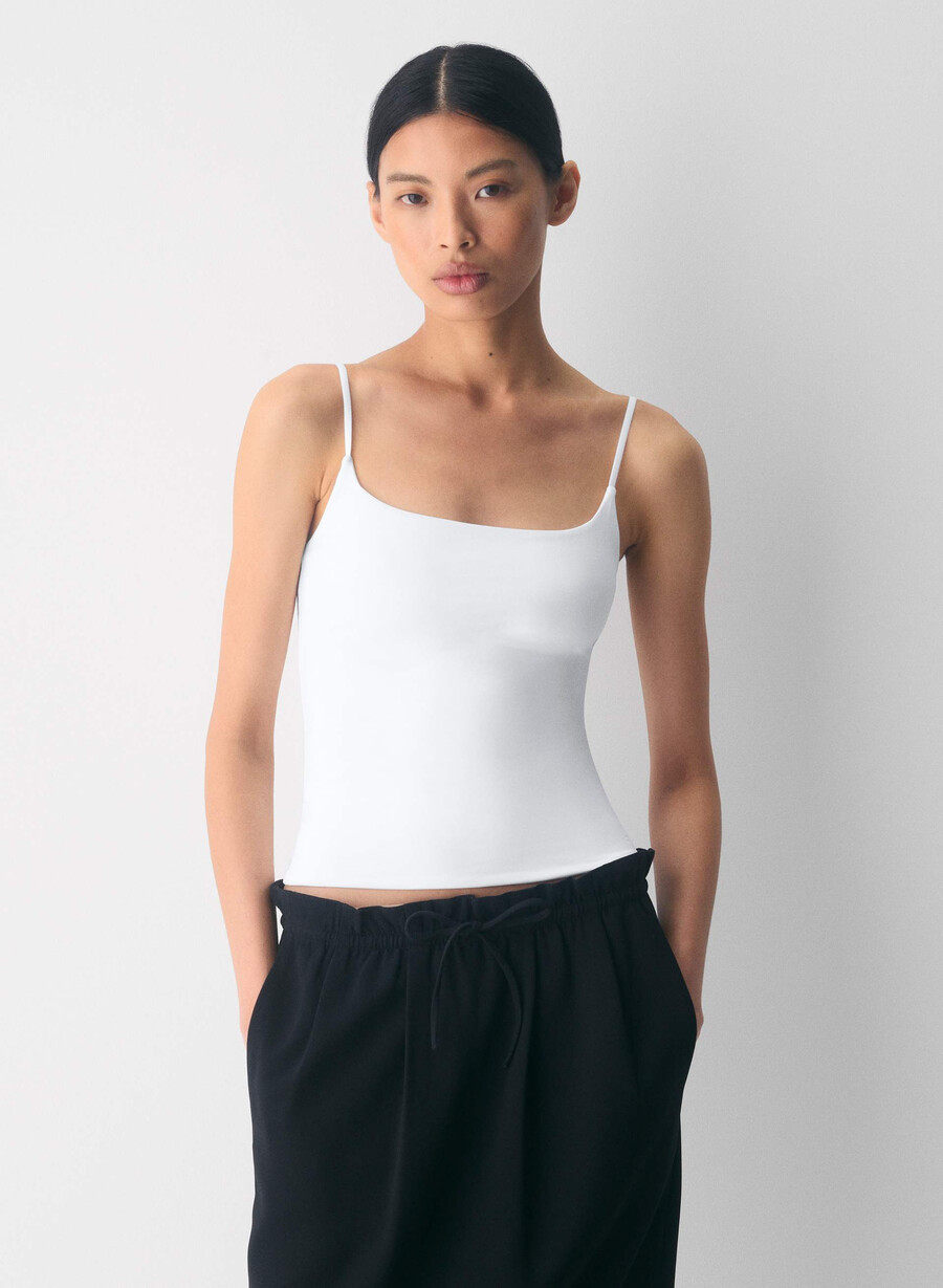 original contour presence cami tank bright white