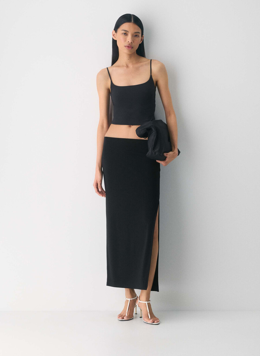 original contour presence waist cami tank black