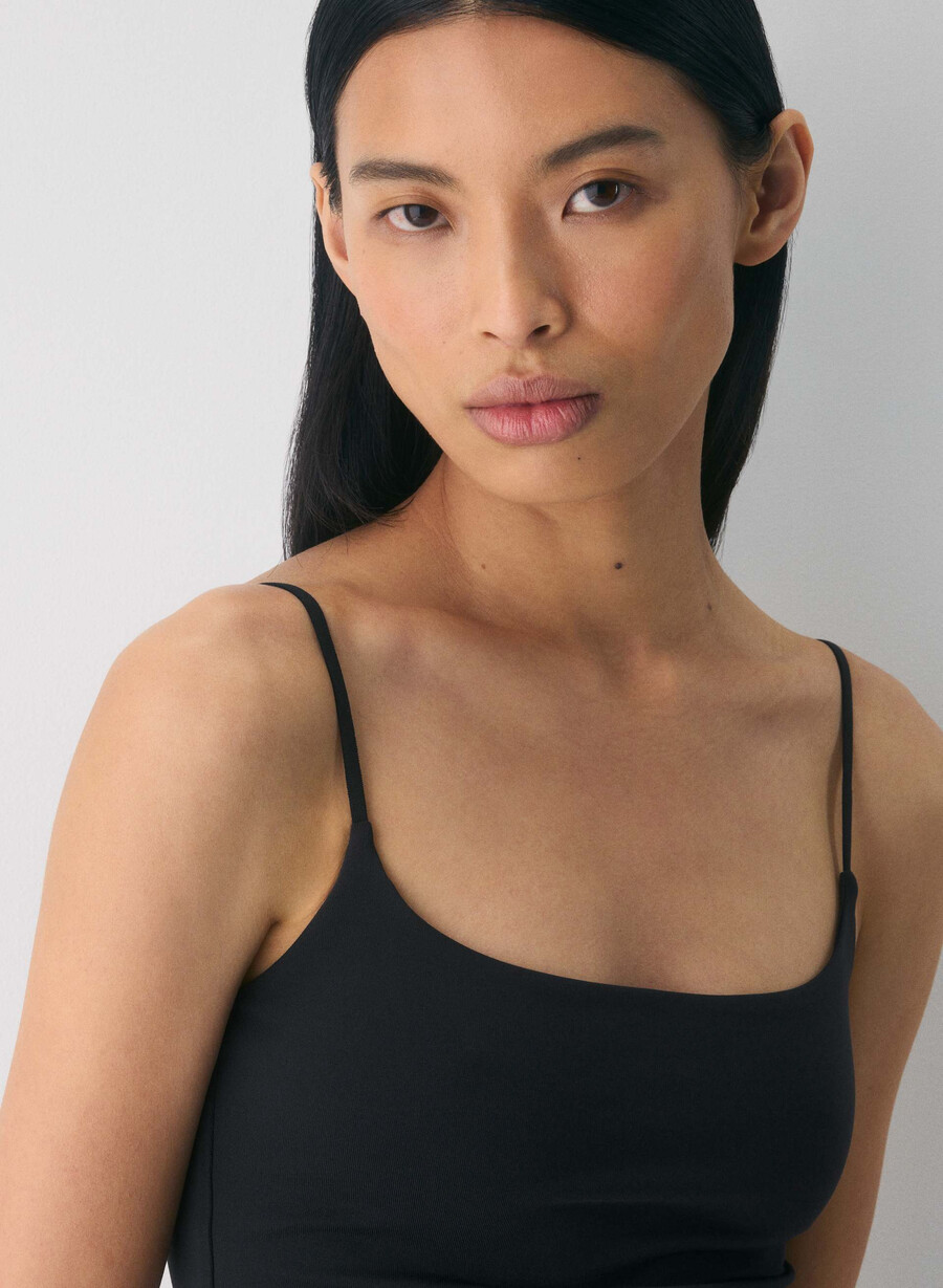 original contour presence waist cami tank black
