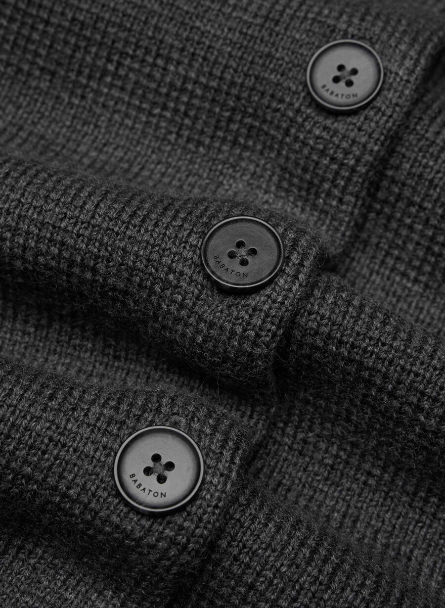 meraki merino wool cardigan h peppercorn grey
