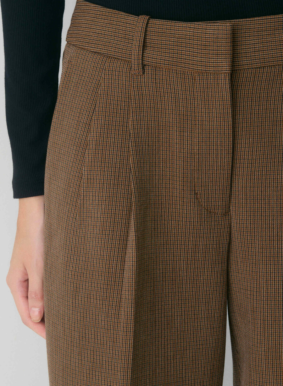 the effortless pant lo-rise - ressential kyle check svlmsc b