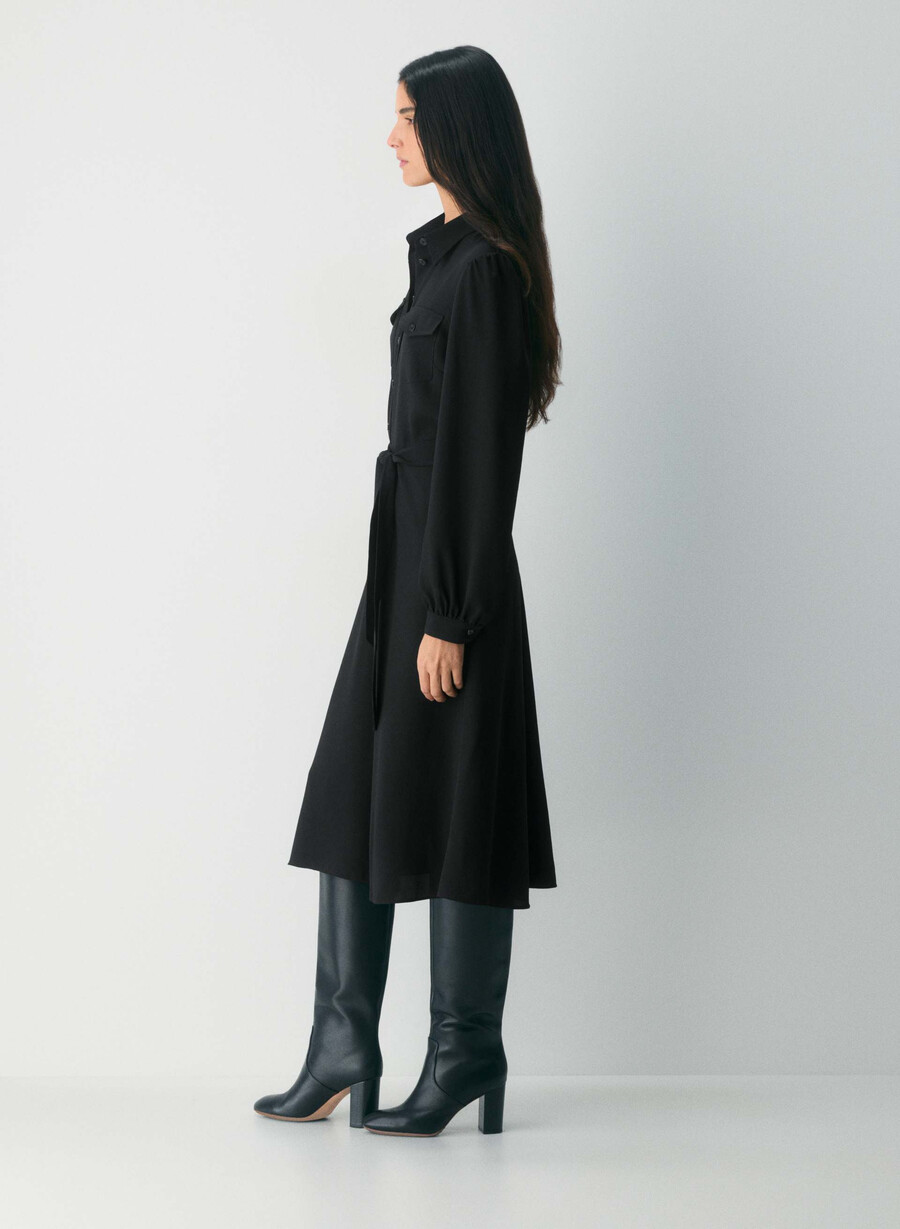 retwill songbird dress black