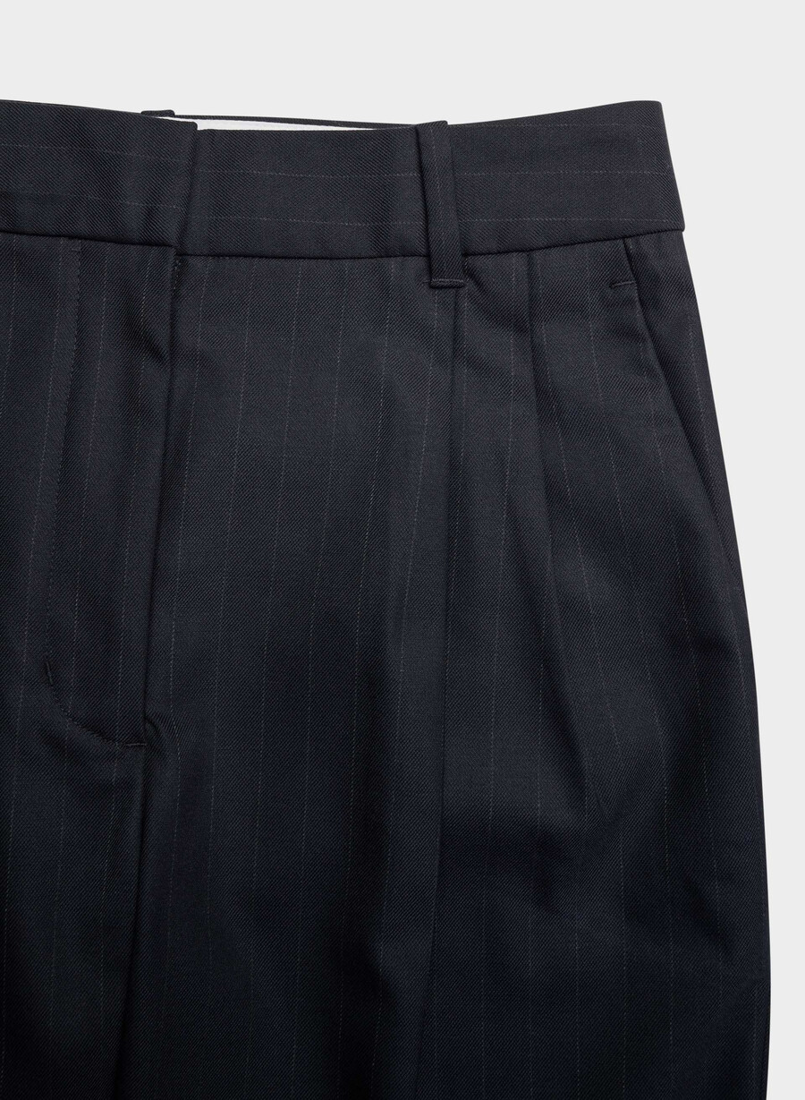 the effortless pant - refined brnt stripe dk n nv