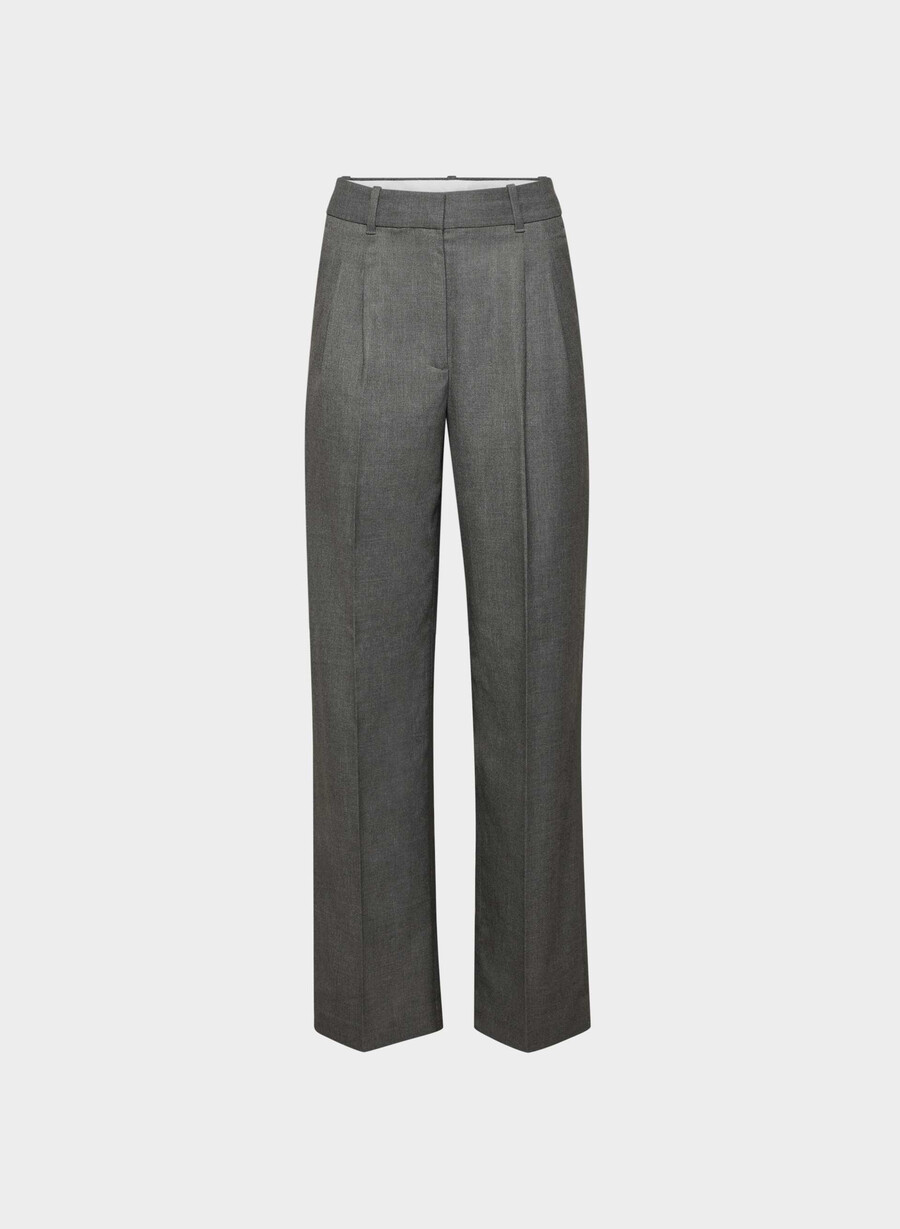 the effortless pant - refined heather charcoal