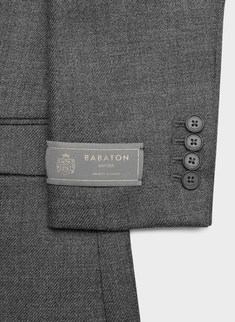pelham wool blazer heather charcoal