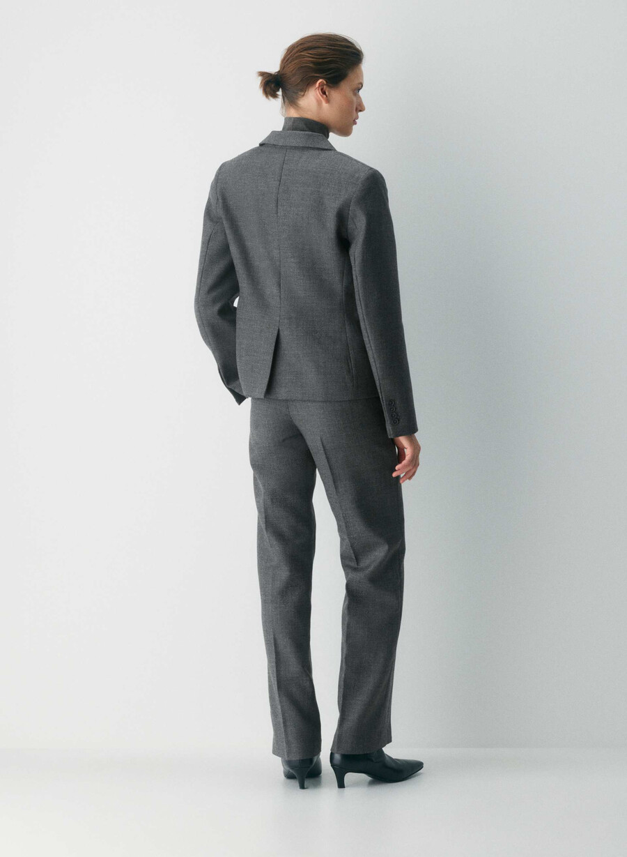 pelham wool blazer heather charcoal