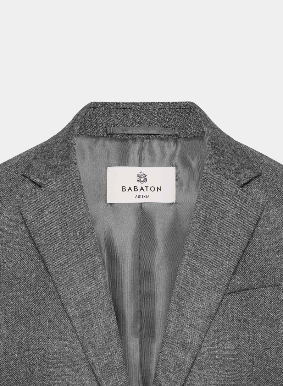 pelham wool blazer heather charcoal