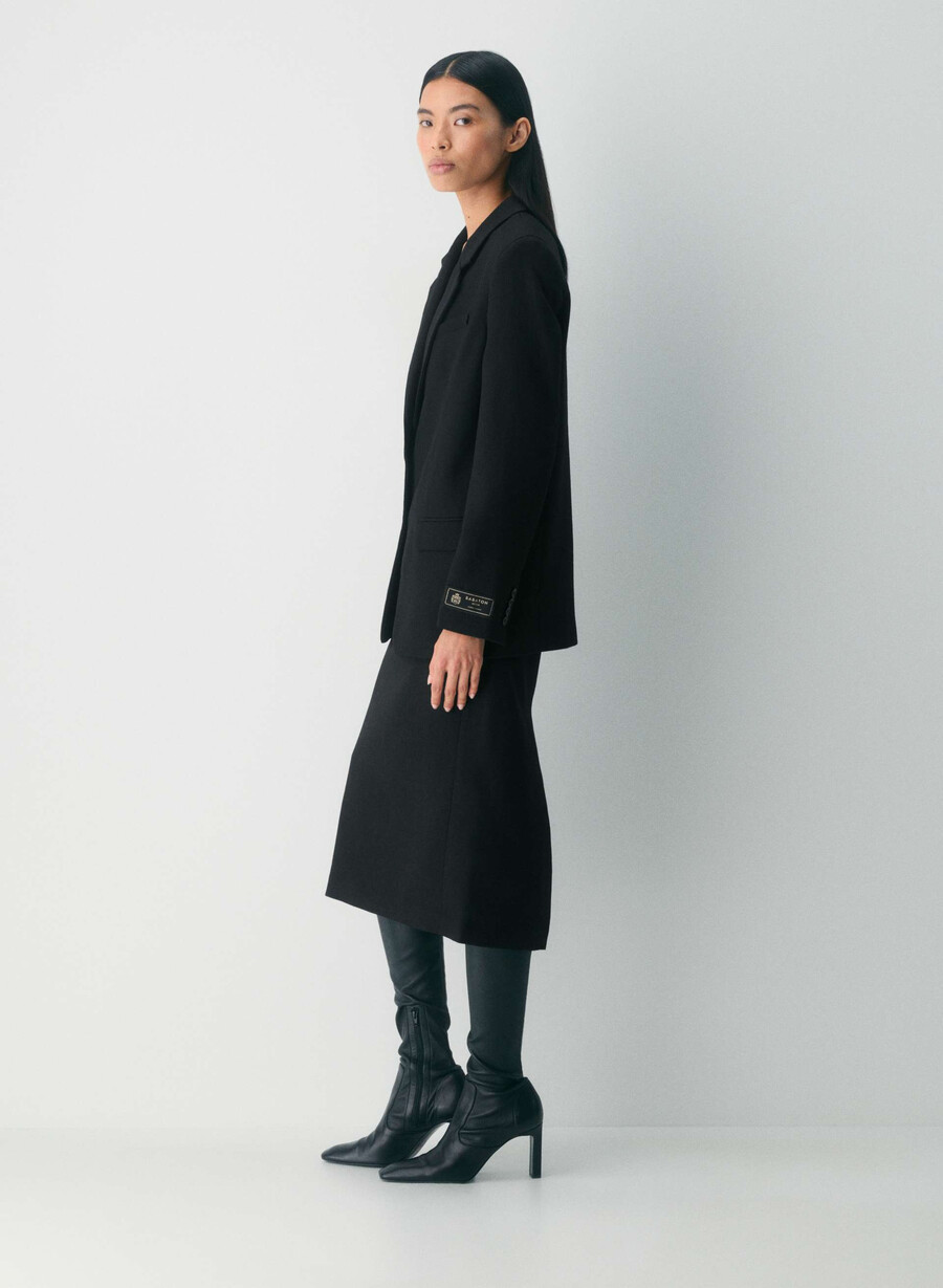 bette wool blazer black