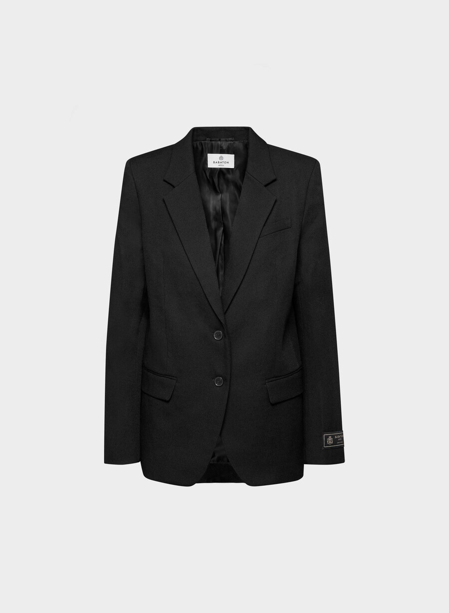 bette wool blazer black