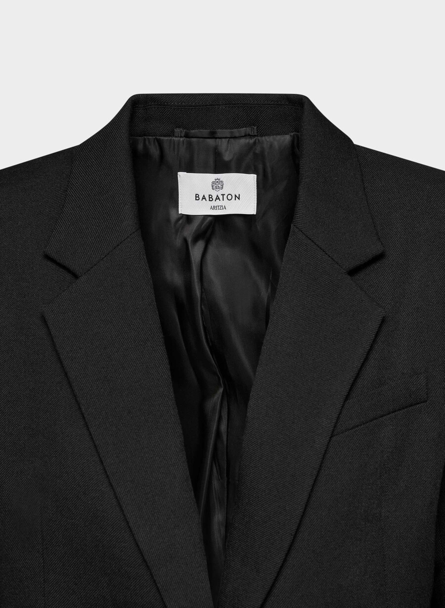 bette wool blazer black