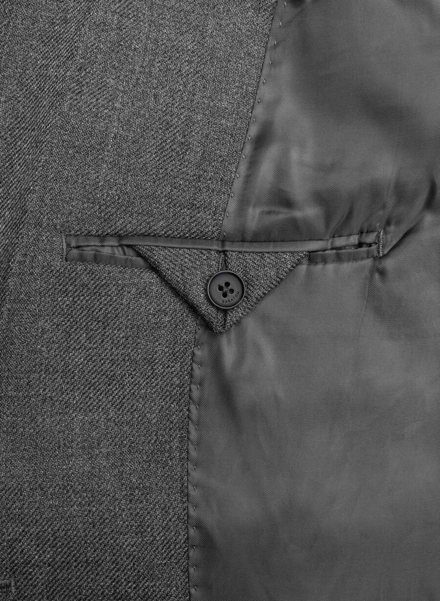bette wool blazer heather charcoal