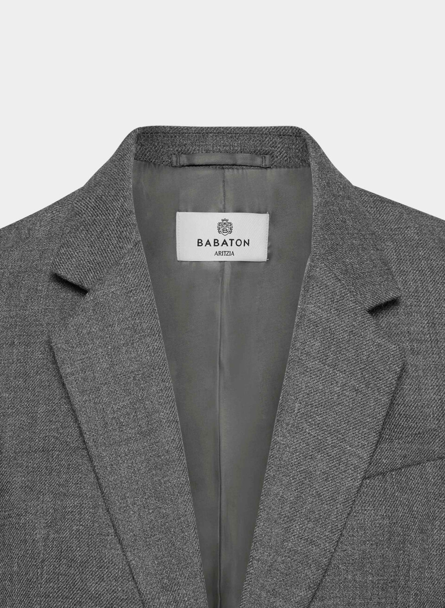 bette wool blazer heather charcoal