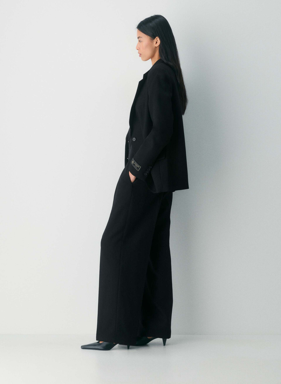 proforma wool pant black