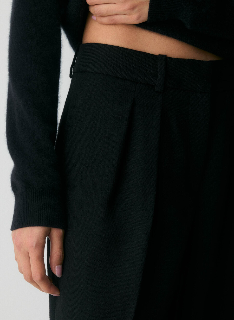 proforma wool pant black