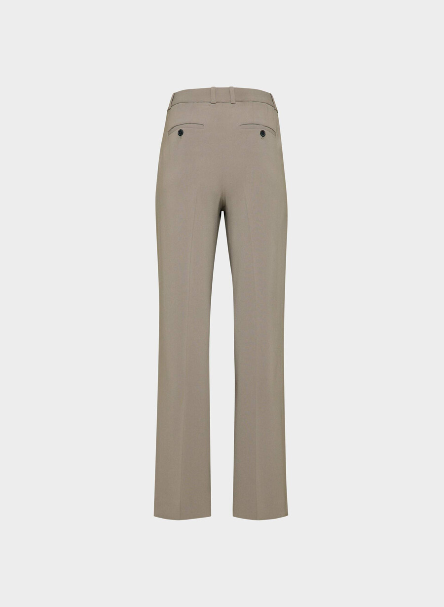 new agency pant - sway crepe turner taupe