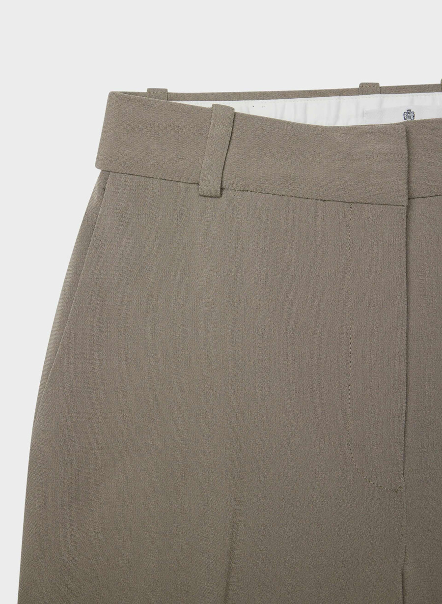 new agency pant - sway crepe turner taupe