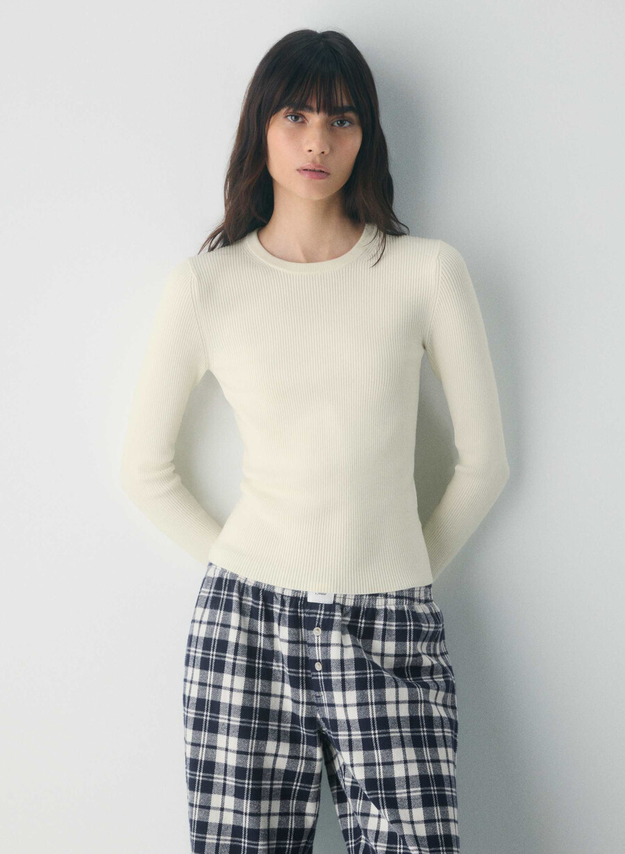 hush sweater light birch