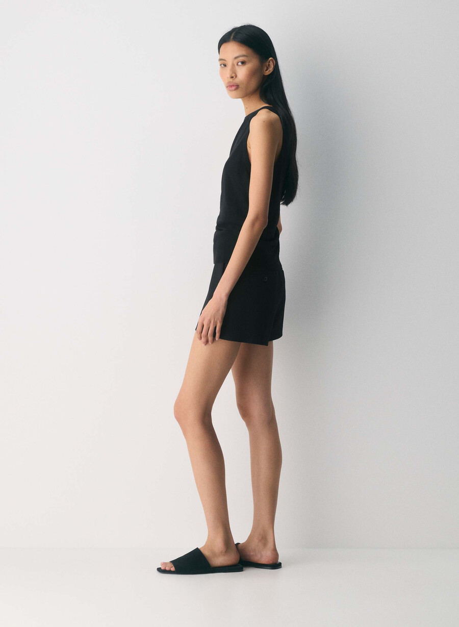 new agency mini short - ressential black