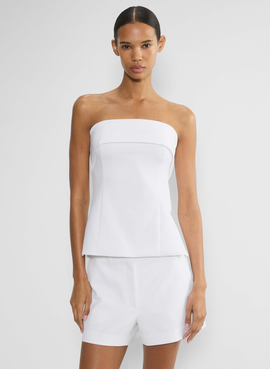 new agency mini short - ressential white