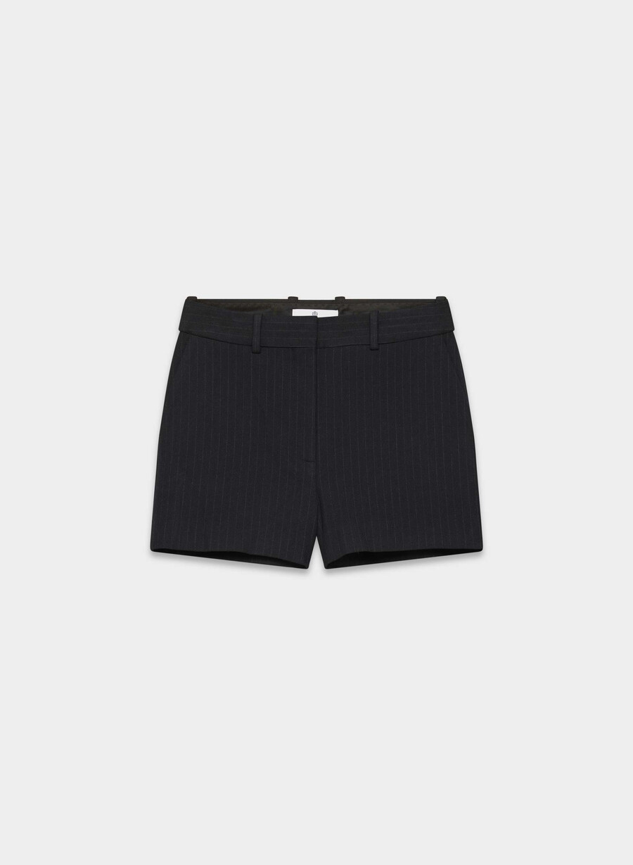 new agency mini short - ressential stn strp d n nvc gr