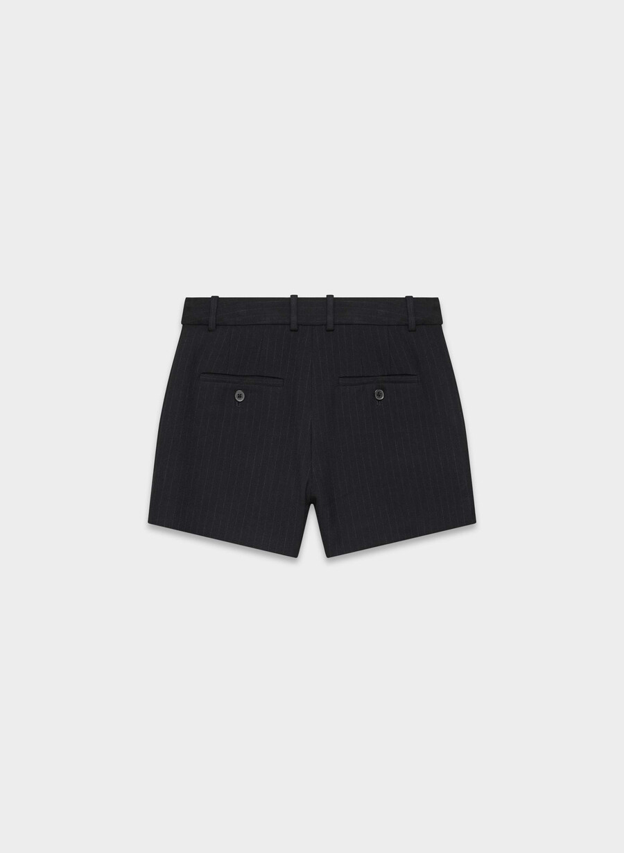 new agency mini short - ressential stn strp d n nvc gr