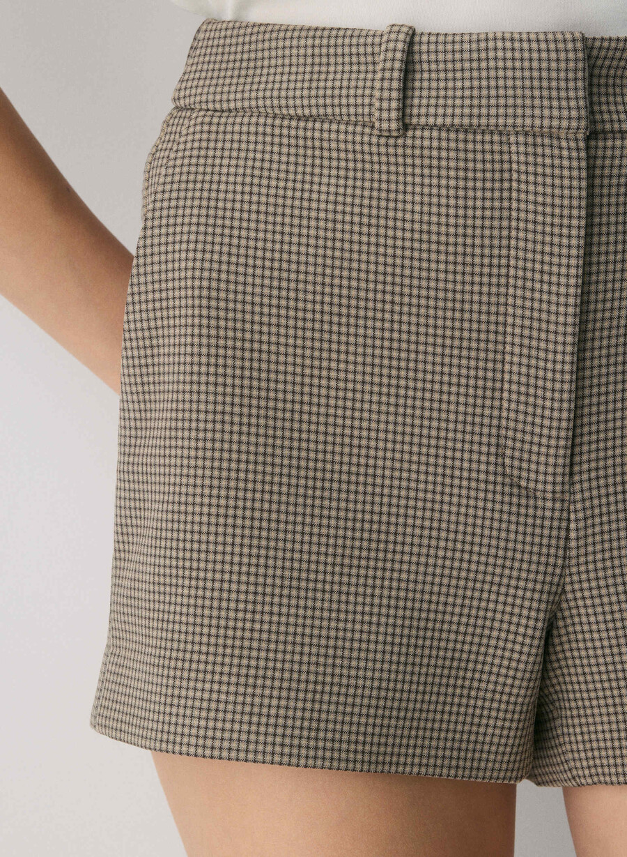 new agency mini short - ressential har check mc br m b