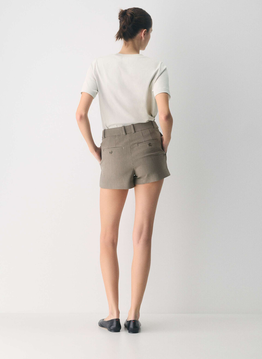 new agency mini short - ressential har check mc br m b