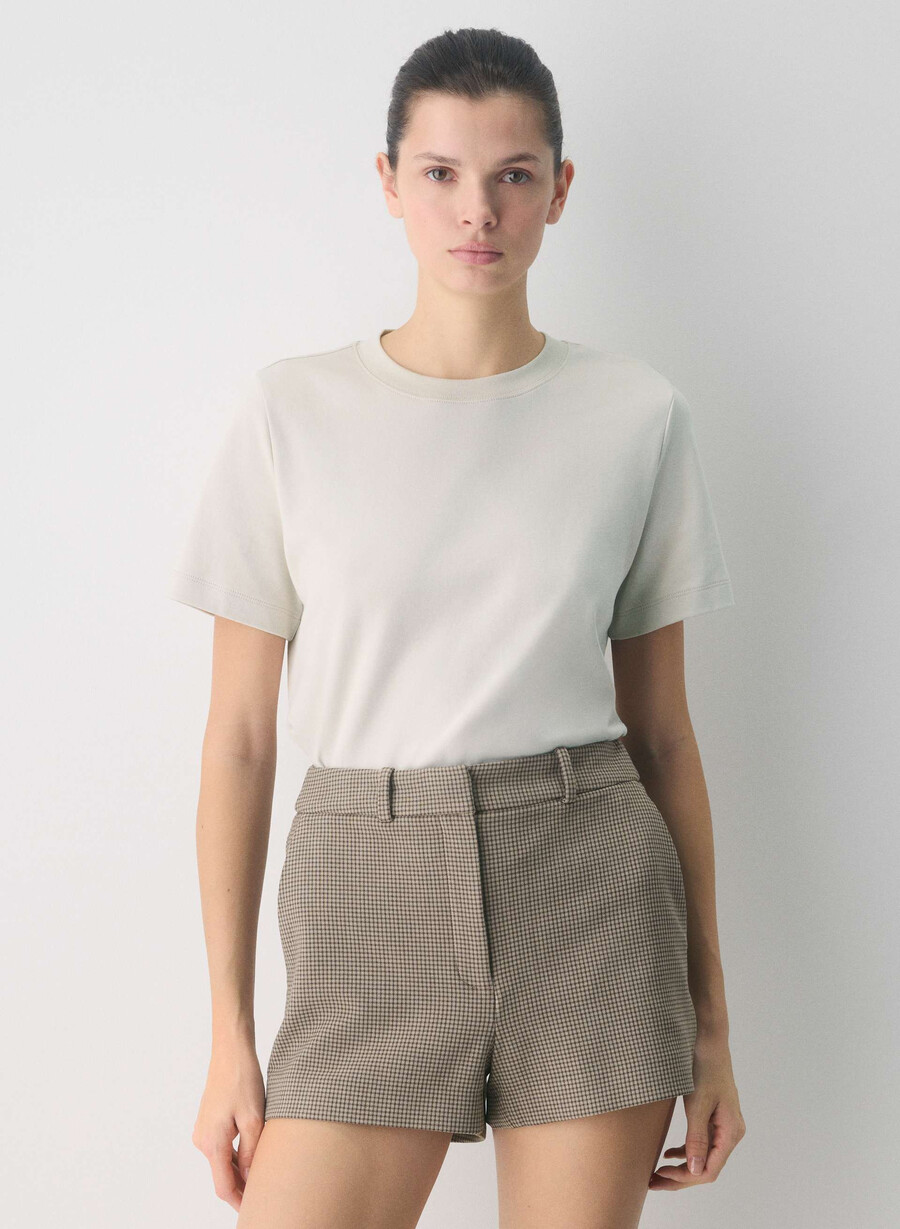 new agency mini short - ressential har check mc br m b
