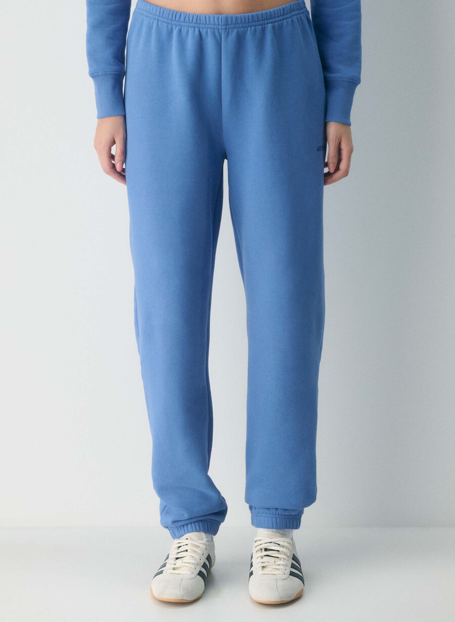 cozy sweatfleece snug jogger heather chrome