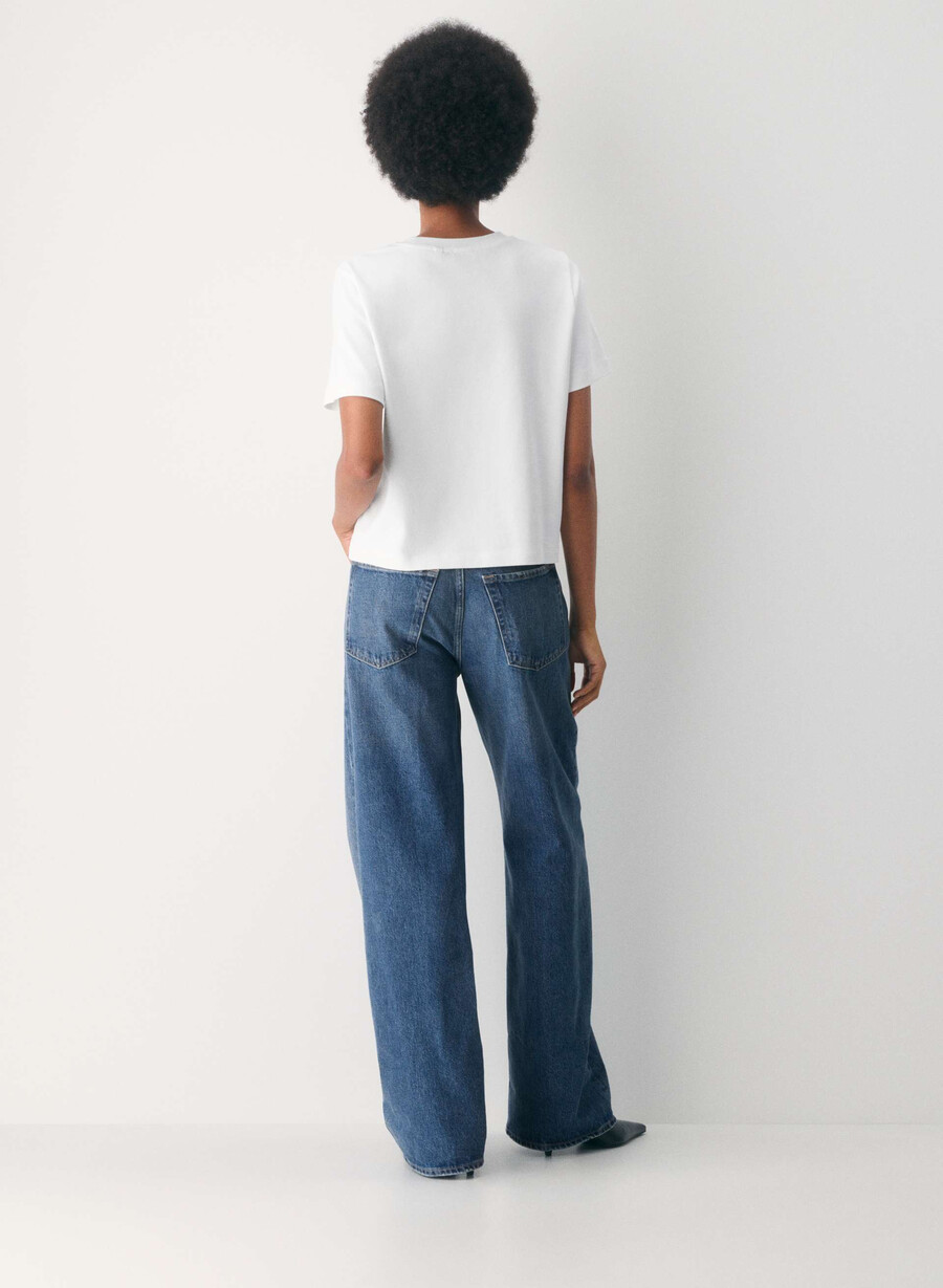 citizens of humanity ayla baggy cuffed jean claremont blue