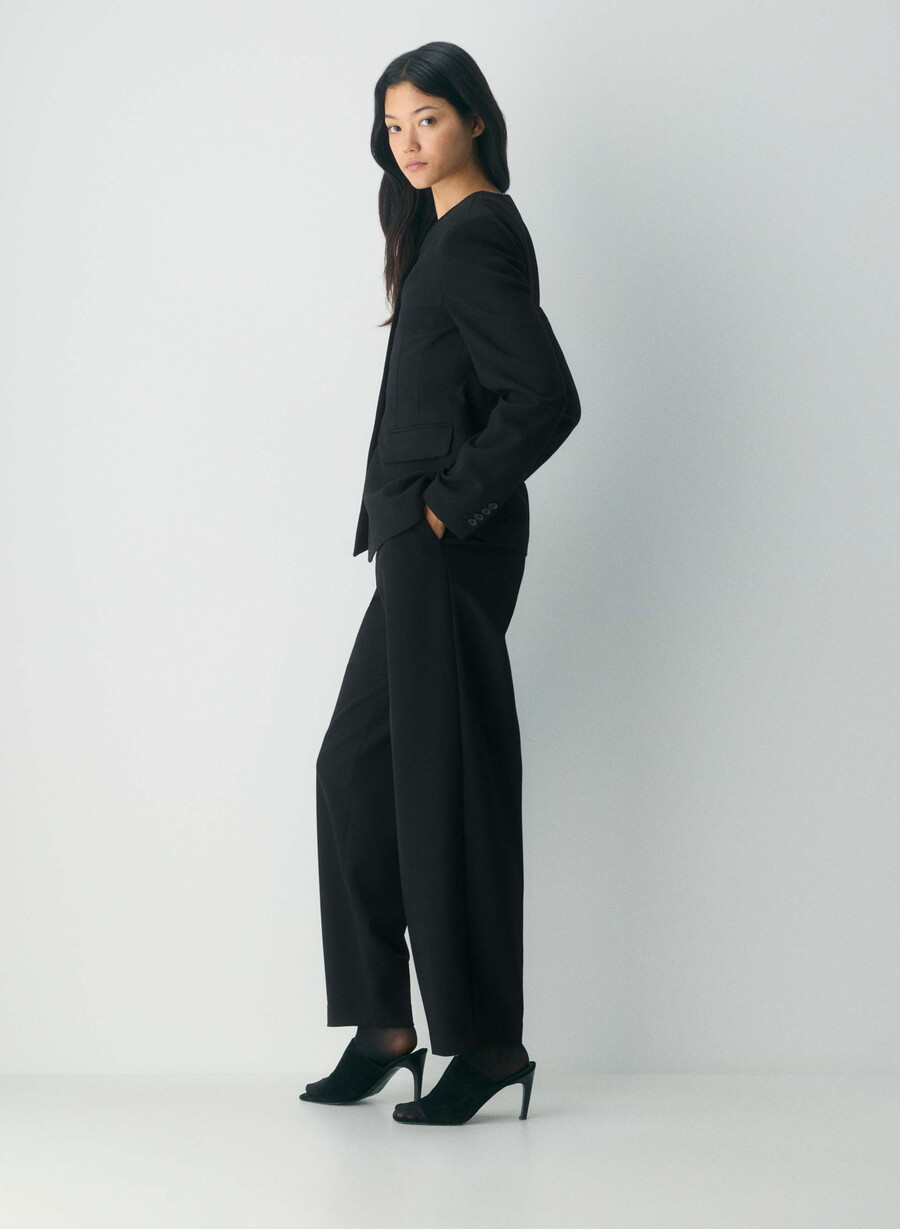 sidecar blazer black