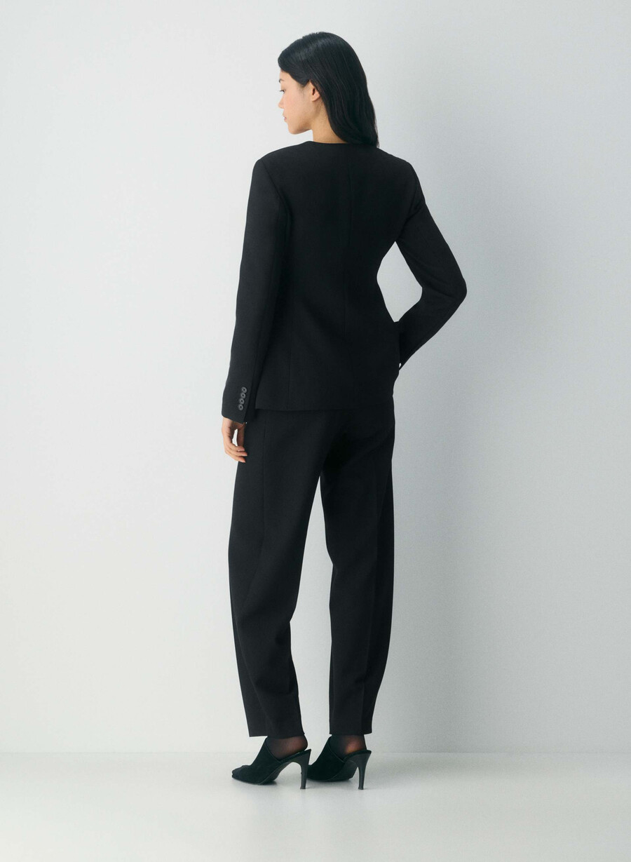 sidecar blazer black