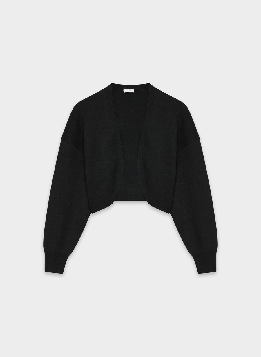 new decision shrug - wonder yarn black