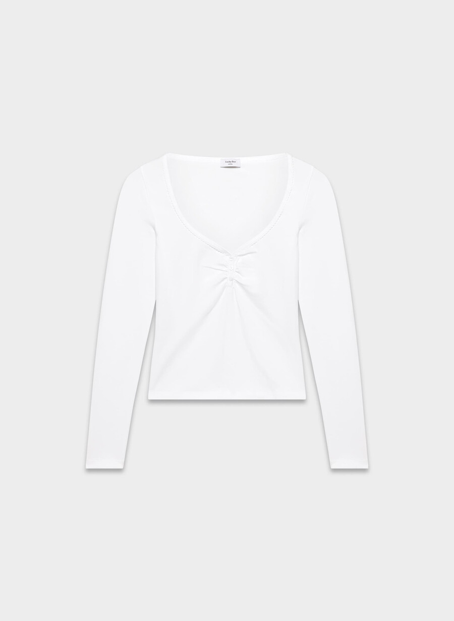 chill lovely longsleeve bright white
