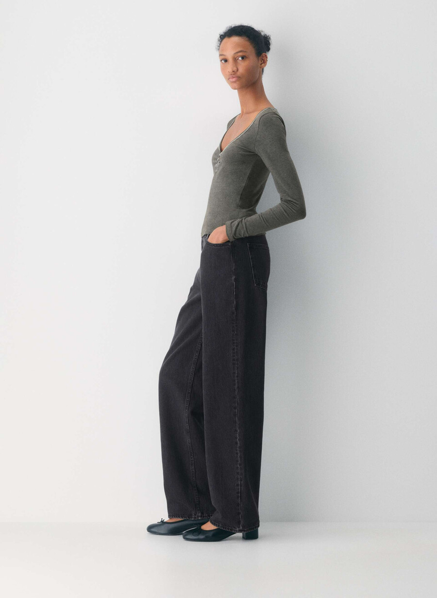 chill lovely longsleeve heather charcoal