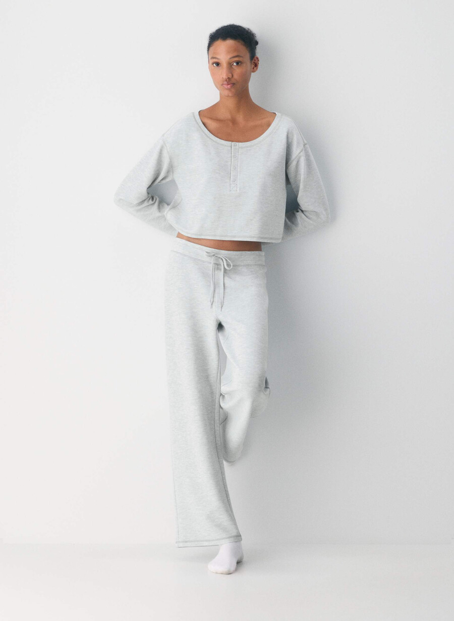 new wafflex lush longsleeve heather chrome