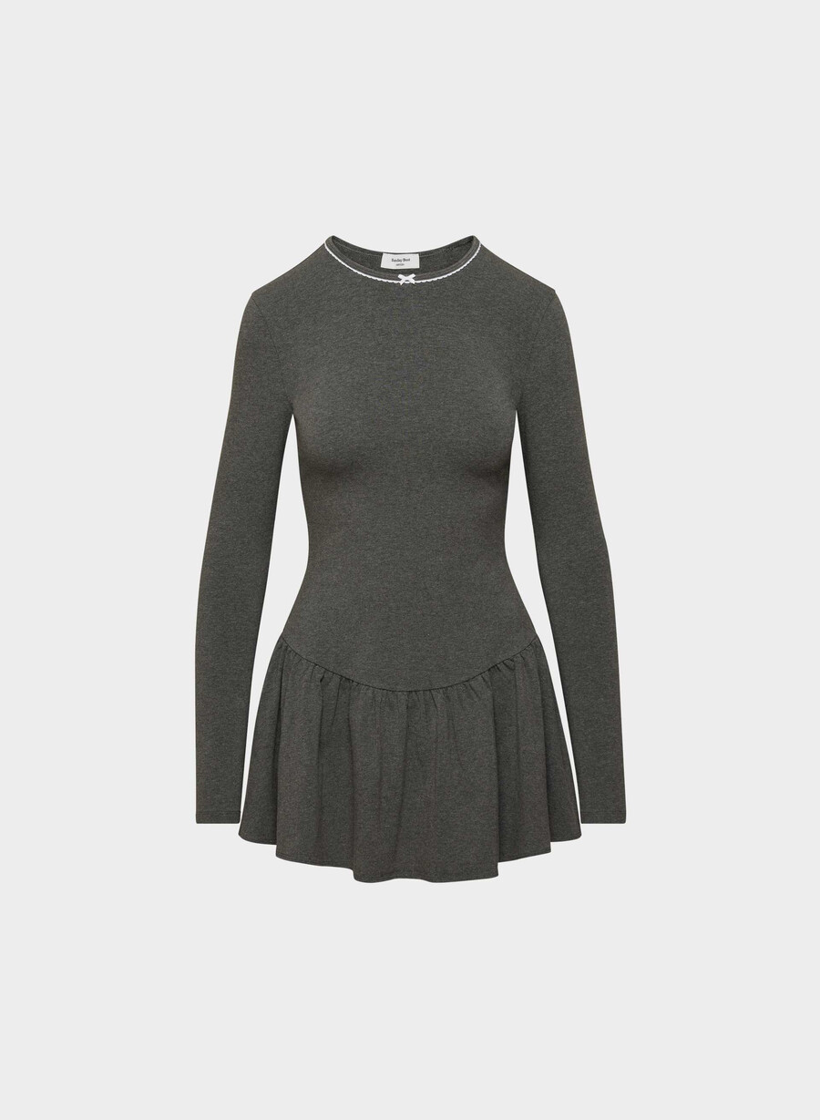 chill figurine dress heather charcoal