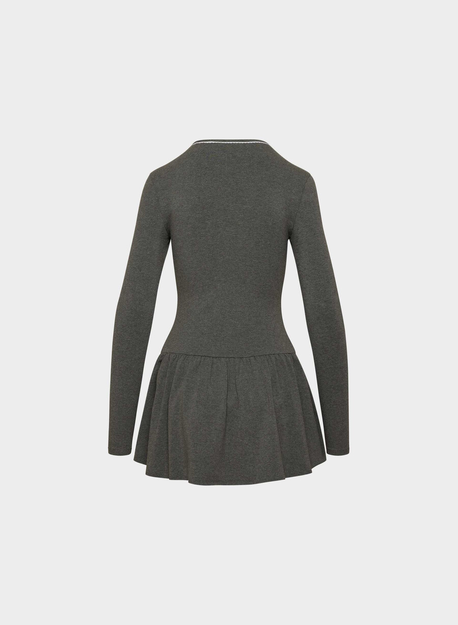 chill figurine dress heather charcoal