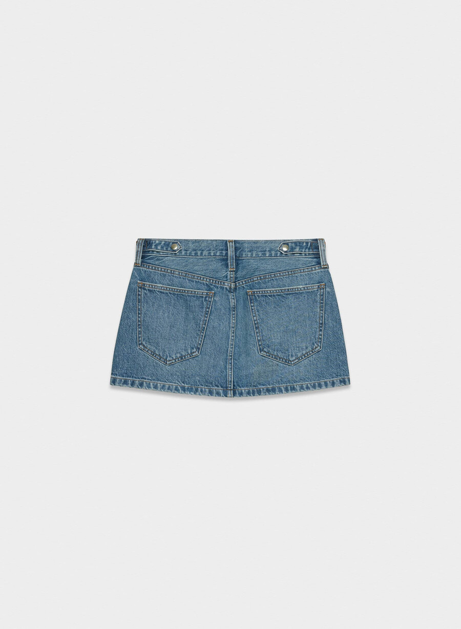 denim forum the 90s vintage micro denim skirt 5 yrs kiss n tell bl