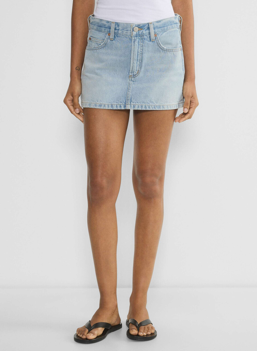 denim forum the 90s vintage micro denim skirt here comes the sn bl